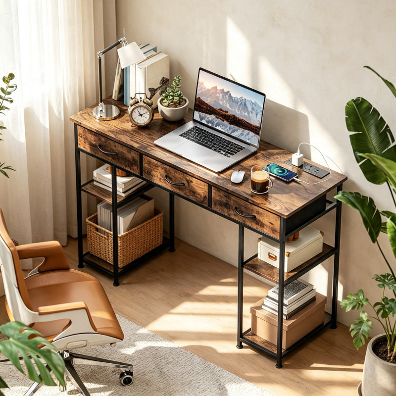 Steel Computer Desk