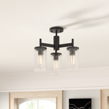 Bertelli Glass Semi Flush Mount