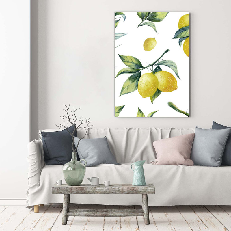 Lemons - Wrapped Canvas Print