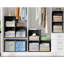 Bibliothèque de rangement à 6 cubes, armoire de rangement noire avec cadre en métal, cubes de rangement de 11,8 po x 11,8 po x 11,8 po pour la chambre à coucher, la salle de bain ou le placard