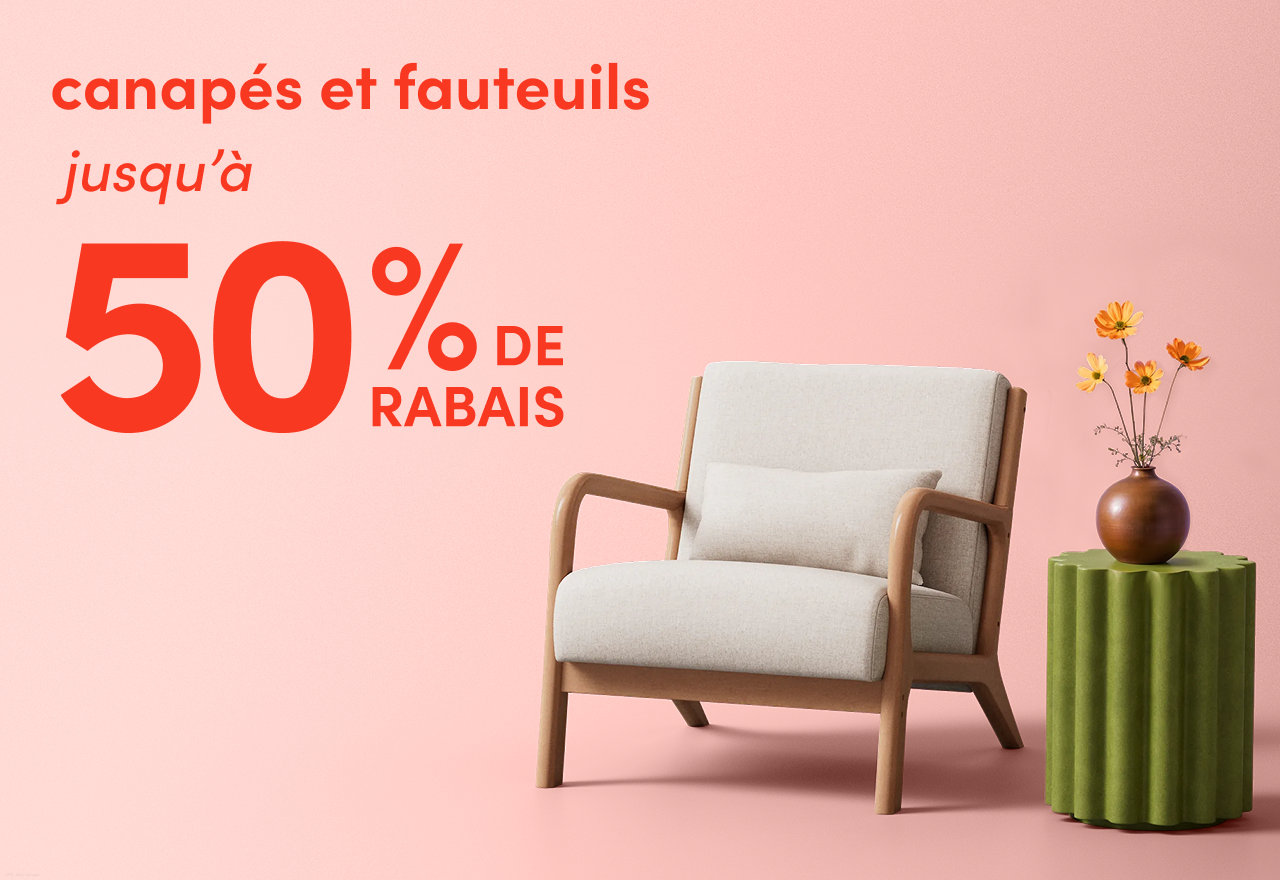 canapés et fauteuils en solde