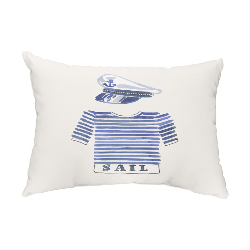  Housse et insert de coussin rectangulaire d'extérieur Captain, Ivoire