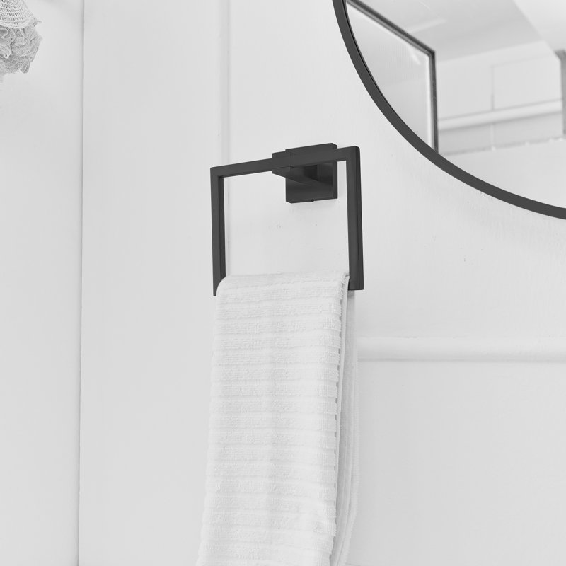 Towel Ring, Matte Black