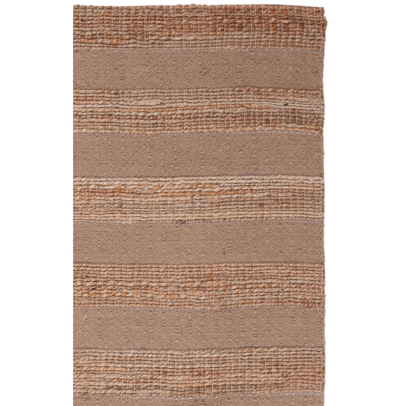 Hobscheid Geometric Flatweave Taupe/Natural Area Rug, Rectangle 6' x 9'