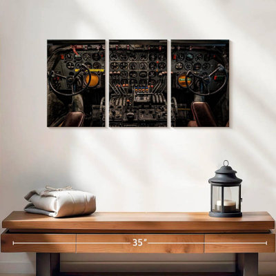Mehar Vintage Airplane Flight Deck
