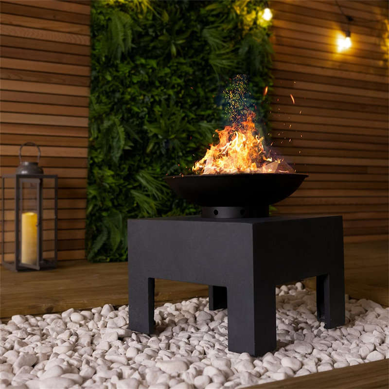 Arrol Round Steel Smokeless Fire Pit