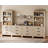Modular Kitchen Pantry With 12-Drawer Cabinets, 74.2" Tall Wood Open Storage Cupboard, Farmhouse Pantry Cabinet With Adjustable Shelf For Dining Room,Living Room, Beige-220335228