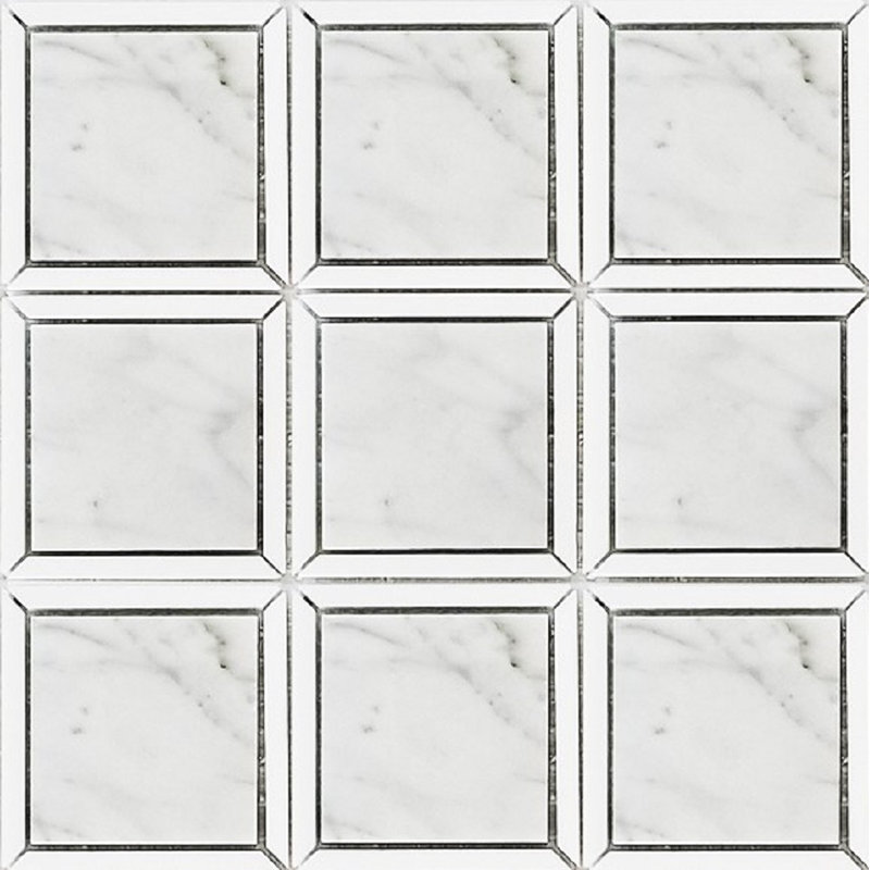 Carreau de mosaïque 12 po x 12 po Alpine