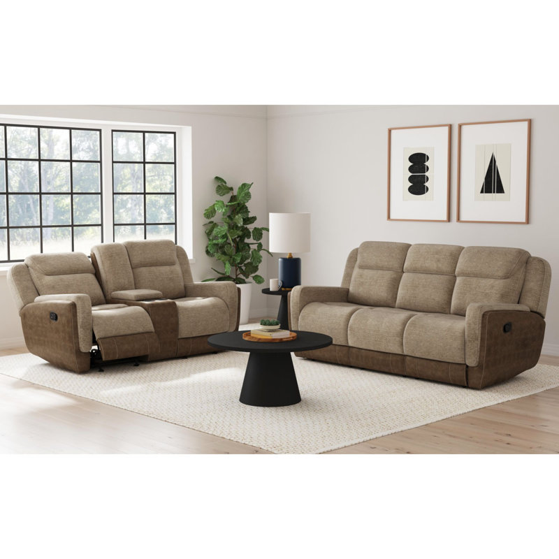 Causeuse avec glissière Motion, Polyester beige