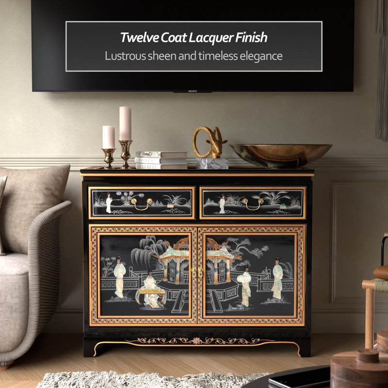 Black Lacquer Sideboard - Royal Ladies