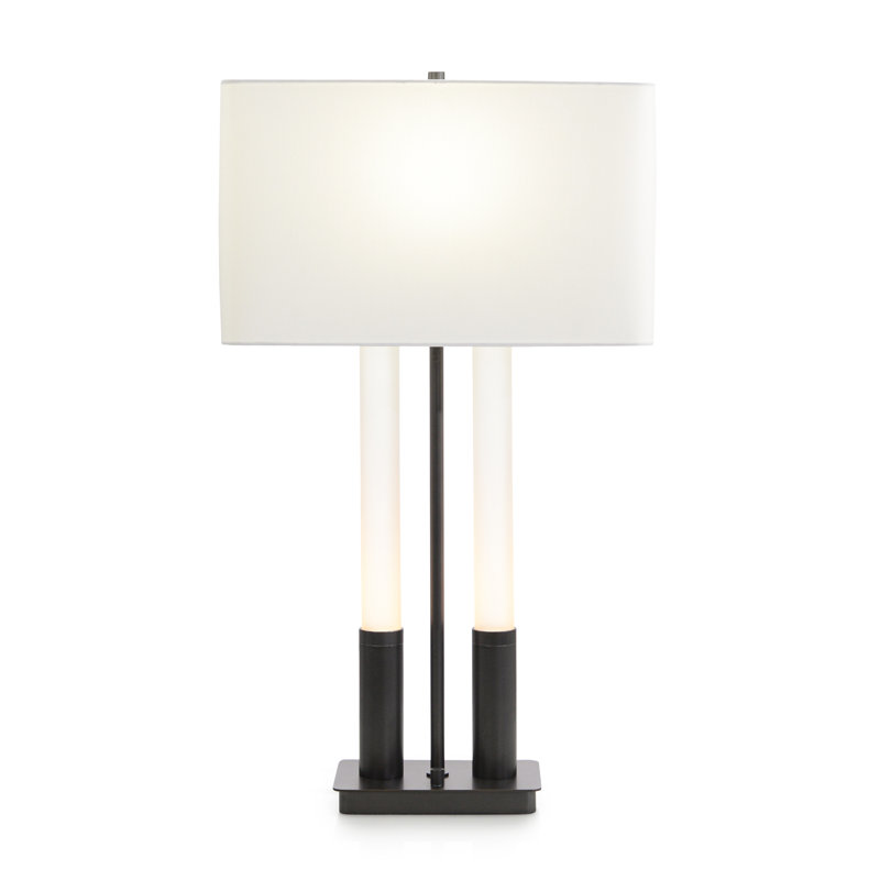 Gemini Table Lamp, Bronze, Rubbed Bronze