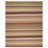 Basler Kilim Hand Woven Wool/Cotton Striped Rug in Brown/Green/Beige-9837144