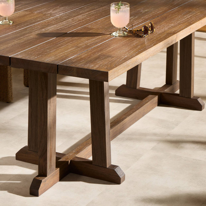 Indie Outdoor Teak Dining Table