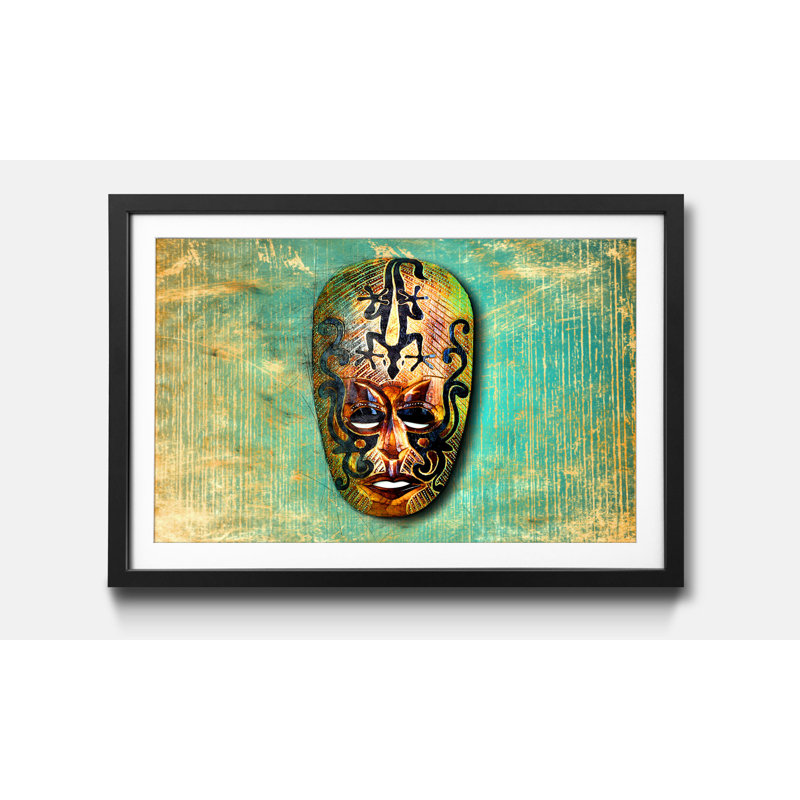 African Signs - Single Picture Frame Print, 40cm H x 60cm W