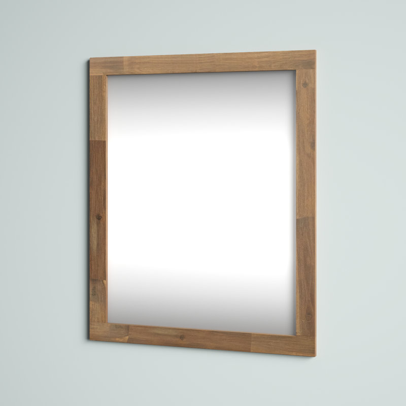 Miroir pour commode Boushra, Noyer clair