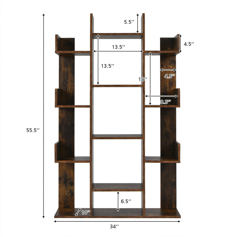 Étagère à livres H 55,5 po x l 34 po Rockport