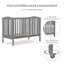 Lit de bébé convertible 2 en 1 standard-36219112