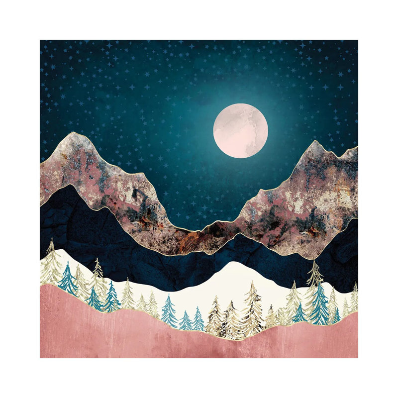 Pine Vista - Print on Canvas, Wrapped Canvas, 30.48 cm H x 30.48 cm W