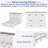 Multi-functional Foldable Murphy Bed  With Charging Station And 1 Large Storage Drawer-293981330-293981331