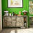 59"Sideboard With Thick Top  Buffet Cabinet