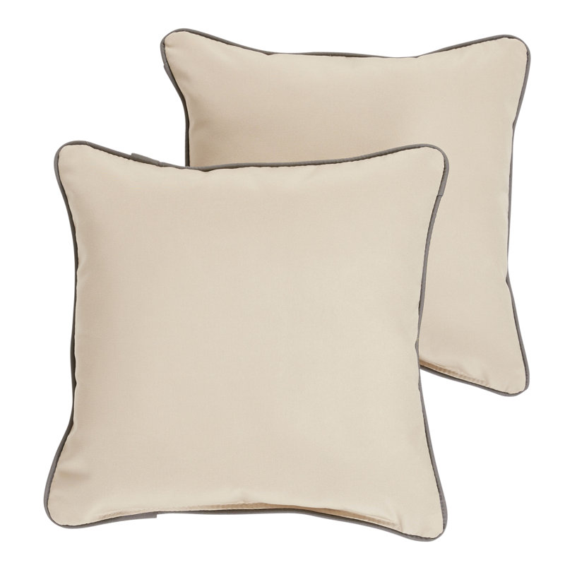 Coussin extérieur Dashiell, H 22 po x l 22 po x P 6 po