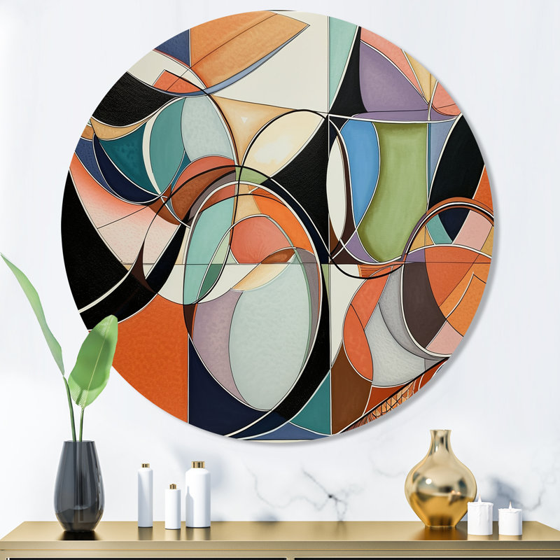 Décoration murale pastel couleur boho I - Minimalisme, H 36 po x l 36 po x P 1 po