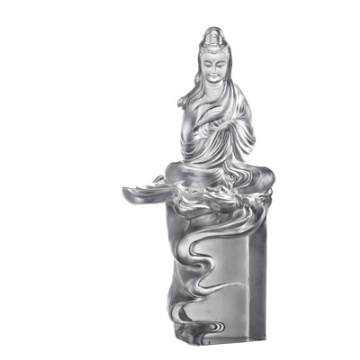 Zen Serenity Handmade Glass Figurine / Sculpture Decorative Object