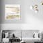 «Blush Romance Gold Abstract», reproduction sur toile tendue-367840972-370372134