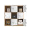 Armoire vestiaire en métal blanc avec serrure à clé 9 portes-1878570889