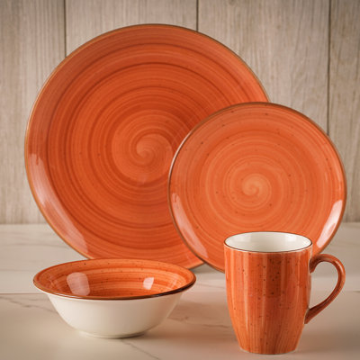 Porcelain China Dinnerware Set 4 Piece