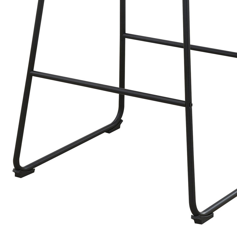 Chaise de bar en similicuir (ensemble de 2), Bleu