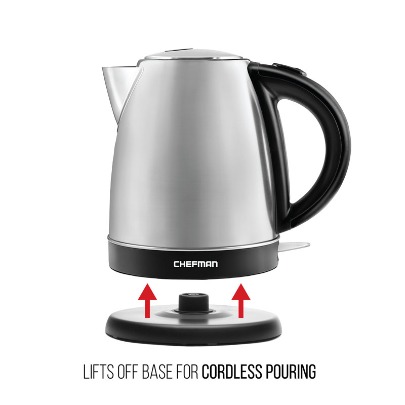 Chefman 1.7 Liter Stainless Steel Electric Kettle
