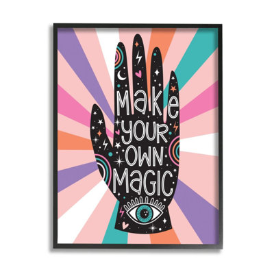 «Make Your Own Magic Expression» par Ilis Avilés - reproduction d'art textuel
