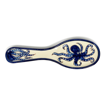 Ceramic / Porcelain Free Form Spoon Rest