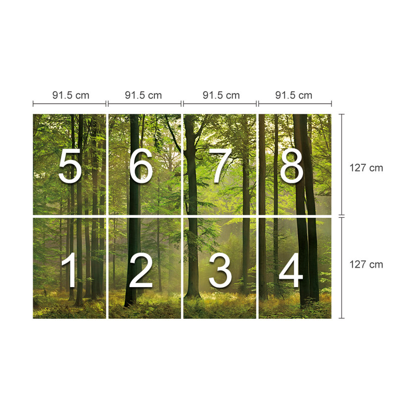 Autumn Forest 2.54m x 366cm Wall Mural