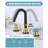 Widespread 2-handle Bathroom Faucet with Drain Assembly-101956605
