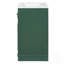 Meuble-lavabo avec lavabo en céramique intégré, 2 portes, 1 tiroir basculant, idéal pour les petites et moyennes salles de bain-73632595