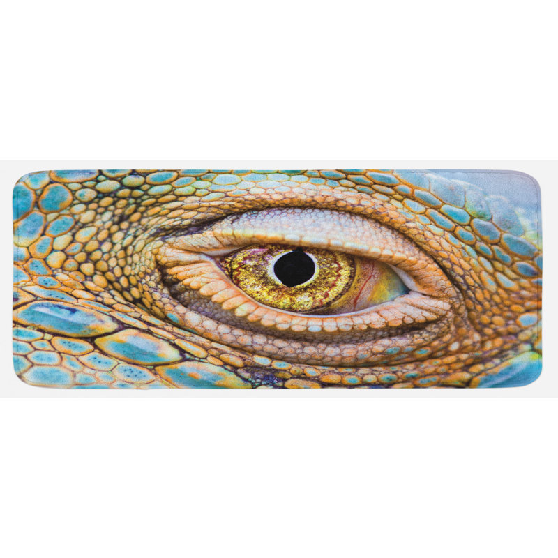 Tapis de cuisine reptile