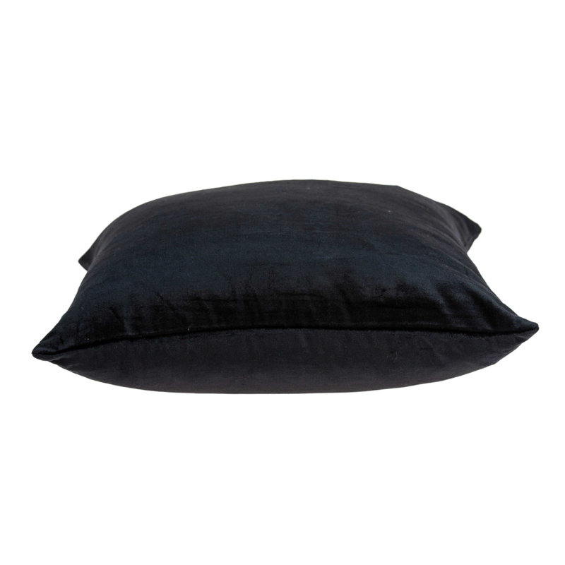 Housse et insert de coussin Topaz, Polyester / Bourre en polyester, Noir, 18 po x 18 po