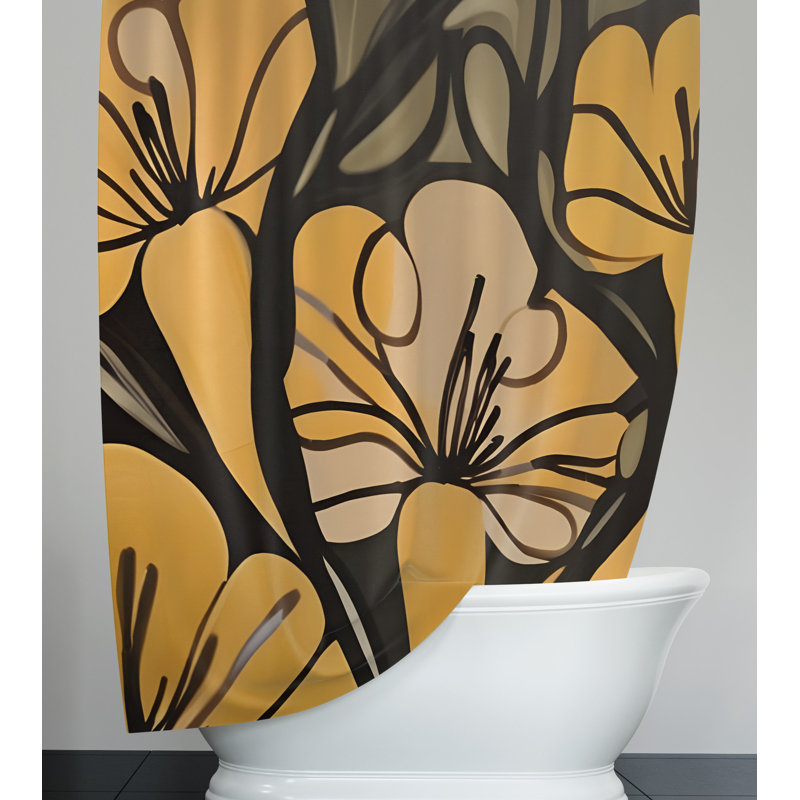 Kiona Shower Curtain KSSH00041, 72" H x 70" W