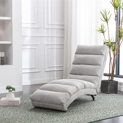 Chaise longue rembourrée avec fonction de vibration