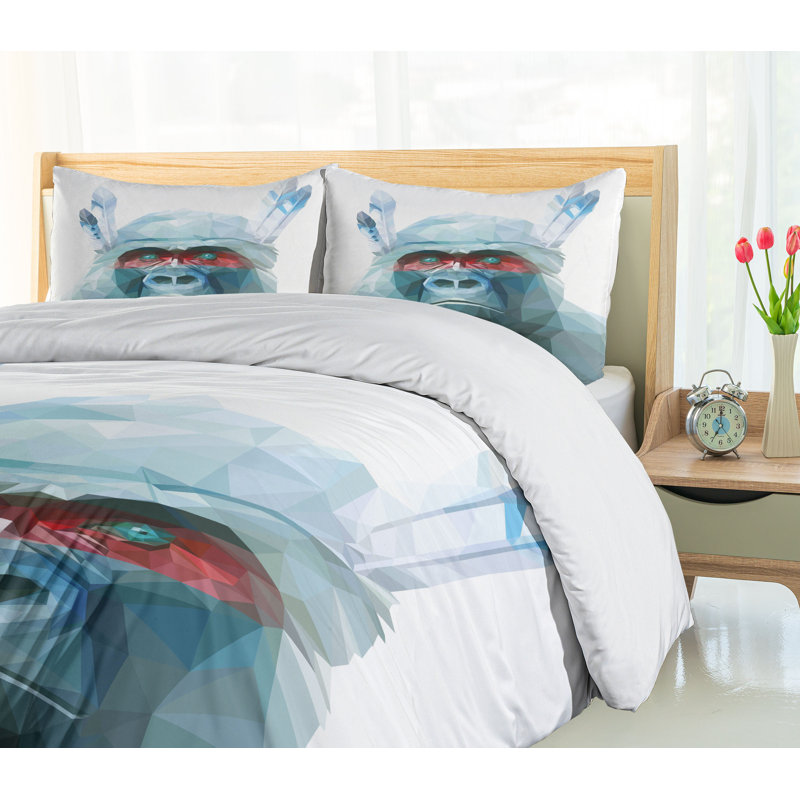 Modern & Contemporary Duvet Cover, Queen Duvet Cover + 2 Standard Shams