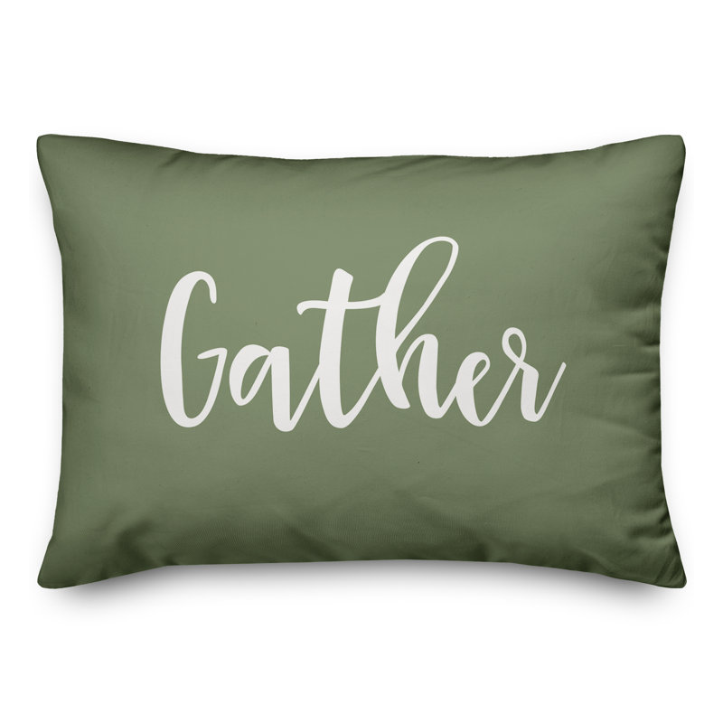  Coussin Gather, vert