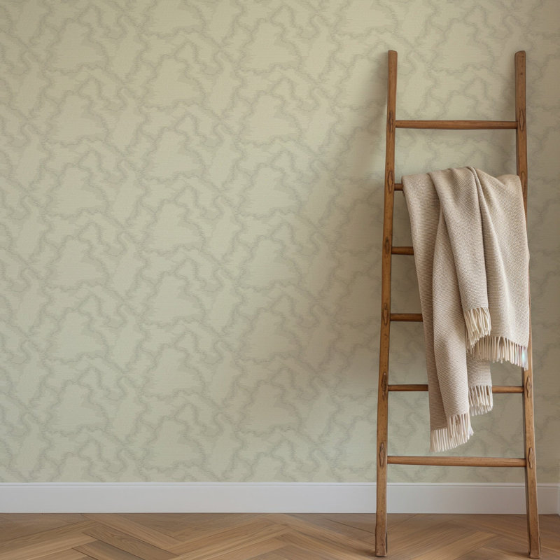 Electric Ripple - Papier peint en lin