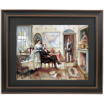 Abe And Mary Todd Lincoln (Mr. & Mrs. Lincoln) By Edward Percy Moran
