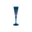Prism Champagne Flutes - Blue S/4