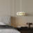 1-Light Pendant Light Foyer Geometric-512978620