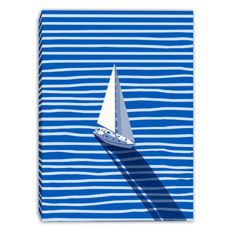 Art mural sur toile «Sailing Rhythm», l 12 po x H 16 po x P 1 po