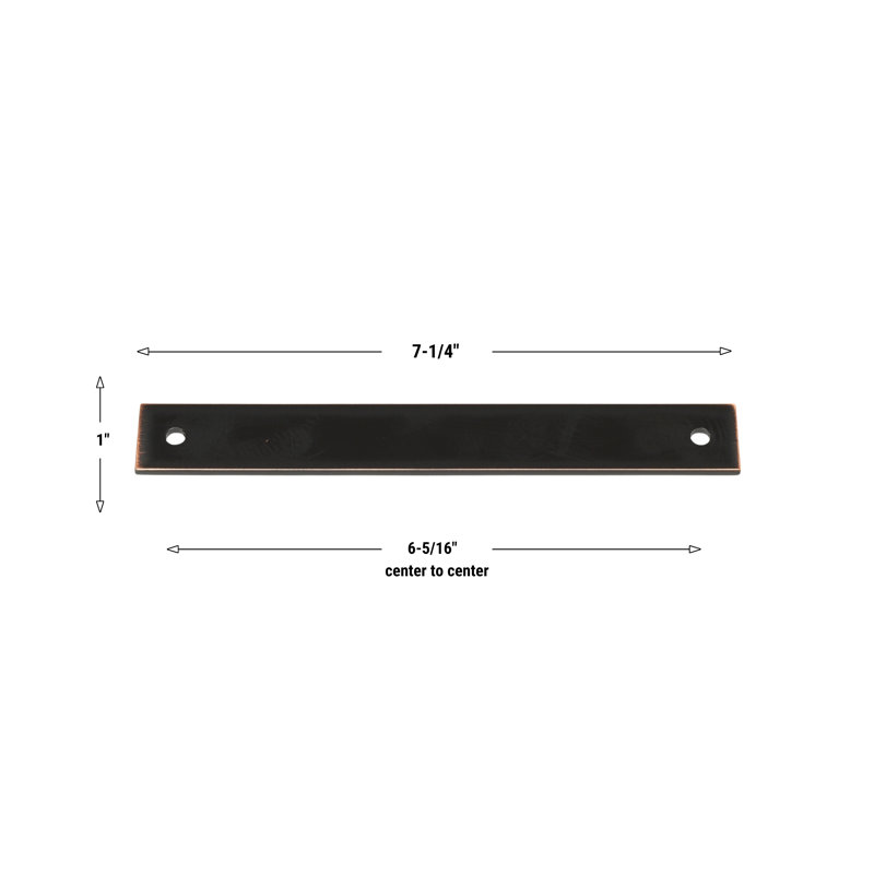 Bar pull 7342-160, Oil Rubbed Bronze, 7-1/4"