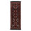 Tribal Runner In Red, Black And White Geometric Pattern By Rug & Kilim